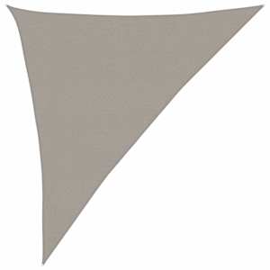 Stínicí plachta 160 g/m² trojúhelník světle šedá 3x4x5 m HDPE - obrázek 2