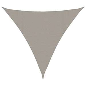 Stínicí plachta 160 g/m² trojúhelník šedá 4,5x4,5x4,5 m HDPE - obrázek 2