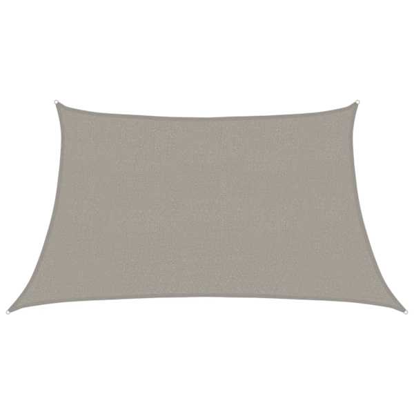 vidaXL p&auml;ikesevari puri 160 g/m&sup2; trapets helehall 3/4 x 2 m HDPE