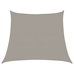 Stínicí plachta 160 g/m² lichoběžník světle šedá 3/4 x 3 m HDPE - obrázek 2