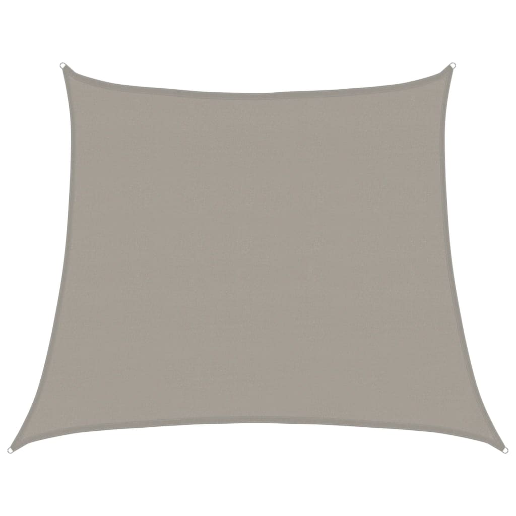 vidaXL Stínicí plachta 160 g/m² lichoběžník světle šedá 4/5 x 4 m HDPE