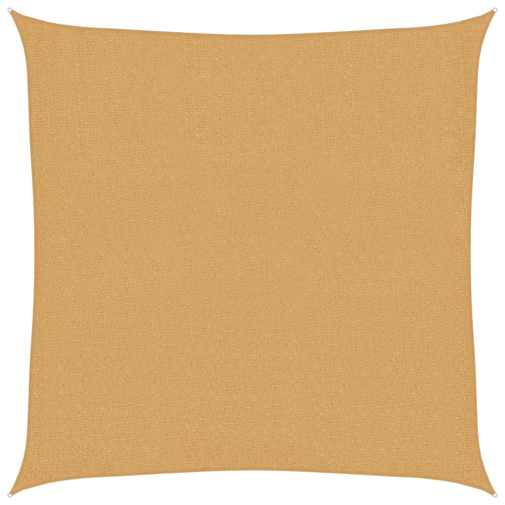 vidaXL Slnečná plachta 160 g/m² štvorcový piesok 2,5x2,5 m HDPE