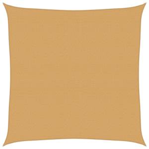 Plachta proti slunci 160 g/m² čtverec písková 4,5 x 4,5 m HDPE - obrázek 2