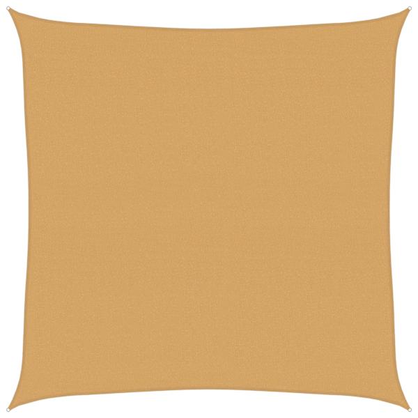 vidaXL p&auml;ikesepuri 160 g/m&sup2; kandiline liiv 7x7 m HDPE