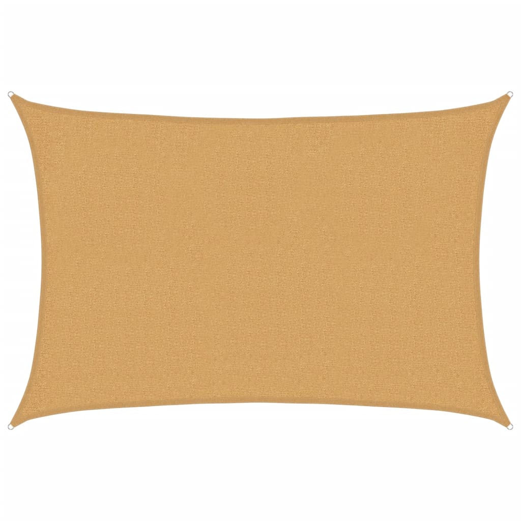 vidaXL Tieniaca plachta 160 g/m² obdĺžniková piesková 2x2,5 m HDPE