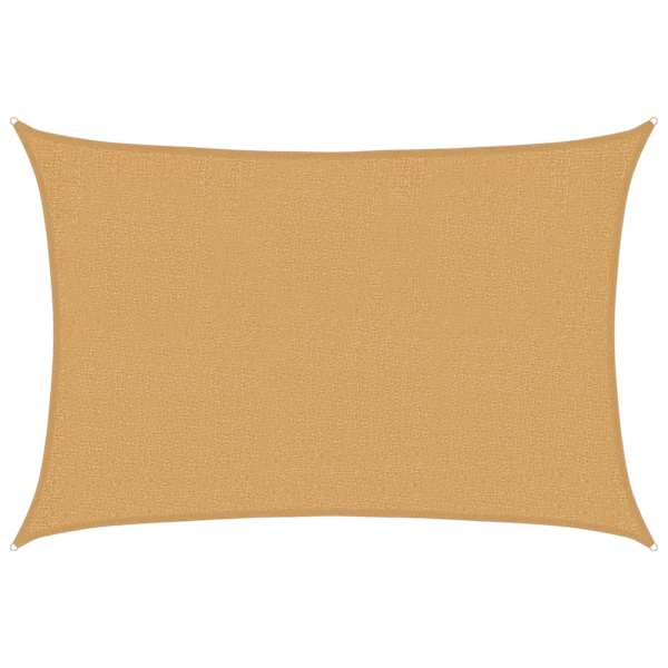 vidaXL p&auml;ikesepuri 160 g/m&sup2; ristk&uuml;lik, liiv 2x3 m HDPE