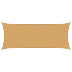 Plachta proti slunci 160 g/m² obdélník písková 2 x 4,5 m HDPE - obrázek 2