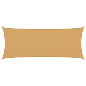Plachta proti slunci 160 g/m² obdélník písková 2 x 5 m HDPE - obrázek 2