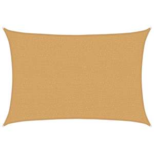 Plachta proti slunci 160 g/m² obdélník písková 2,5 x 4 m HDPE - obrázek 2