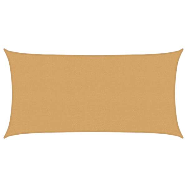 vidaXL p&auml;ikesepuri 160 g/m&sup2; ristk&uuml;lik, liiv , 2,5x5 m, HDPE