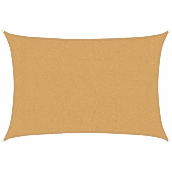 vidaXL p&auml;ikesepuri 160 g/m&sup2; ristk&uuml;lik, liiv 3x4 m HDPE