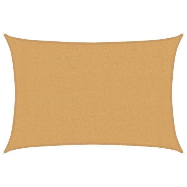 vidaXL p&auml;ikesepuri 160 g/m&sup2; ristk&uuml;lik, liiv 3x4,5 m HDPE