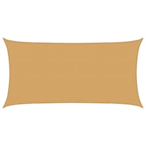 Plachta proti slunci 160 g/m² obdélník písková 3 x 6 m HDPE - obrázek 2