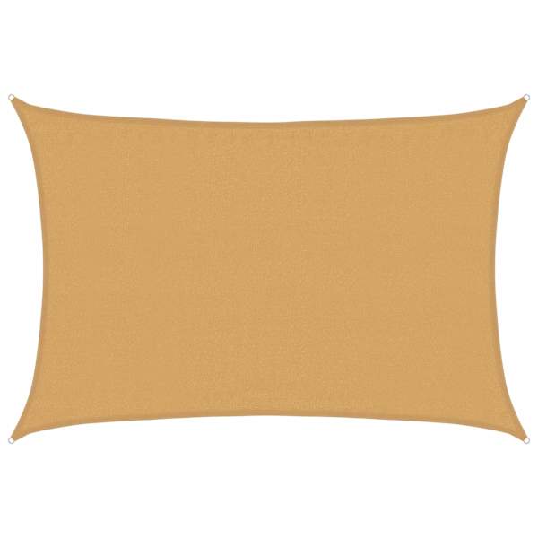 vidaXL p&auml;ikesepuri 160 g/m&sup2; ristk&uuml;lik, liiv , 3,5x5 m, HDPE