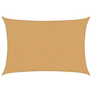 Plachta proti slunci 160 g/m² obdélník písková 4 x 5 m HDPE - obrázek 2