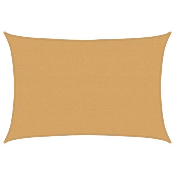 vidaXL p&auml;ikesepuri 160 g/m&sup2; ristk&uuml;lik, liiv 4x6 m HDPE