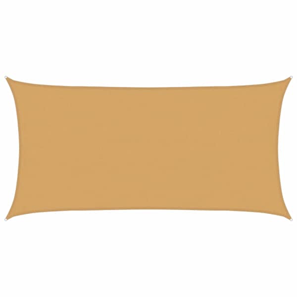 vidaXL p&auml;ikesepuri 160 g/m&sup2; ristk&uuml;lik, liiv 4x7 m HDPE