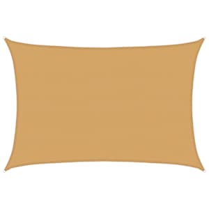 Plachta proti slunci 160 g/m² obdélník písková 5 x 7 m HDPE - obrázek 2