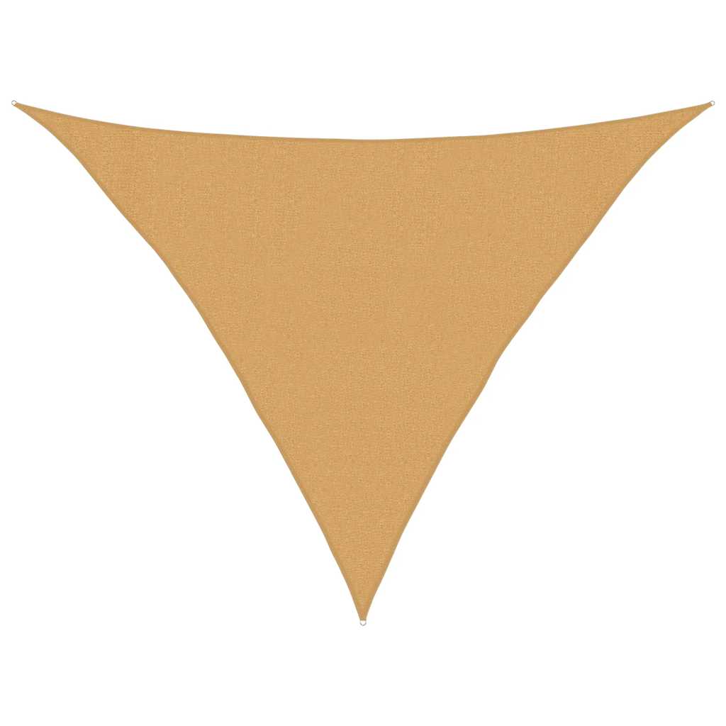 vidaXL Slnečná plachta 160 g/m² trojuholníková pieskovaná 3x3x4,2 m HDPE