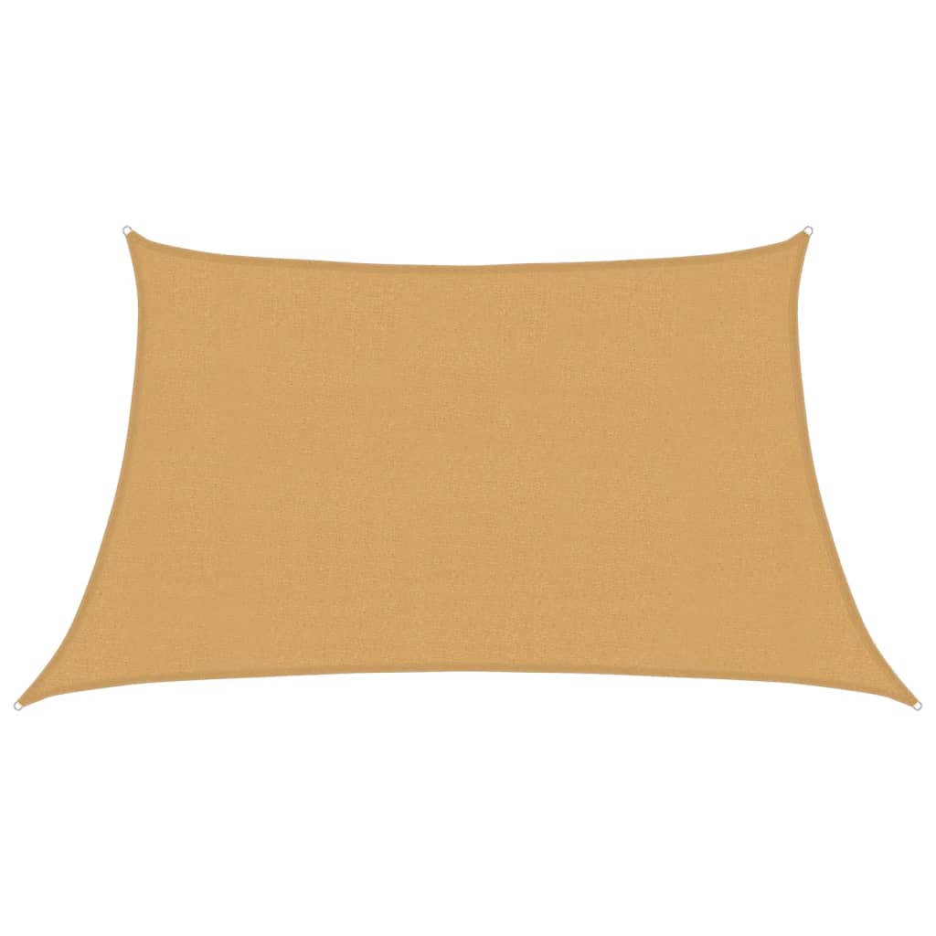 vidaXL Stínicí plachta 160 g/m² lichoběžník světle šedá 3/4 x 2 m HDPE