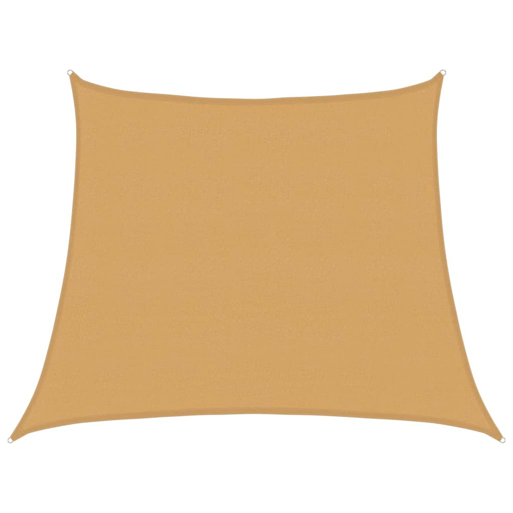 vidaXL Slnečná plachta 160 g/m² lichobežníkový piesok 3/4x3 m HDPE