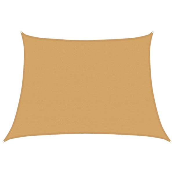 vidaXL p&auml;ikesevari puri 160 g/m&sup2; trapets liivakarva 4/5 x 3 m HDPE
