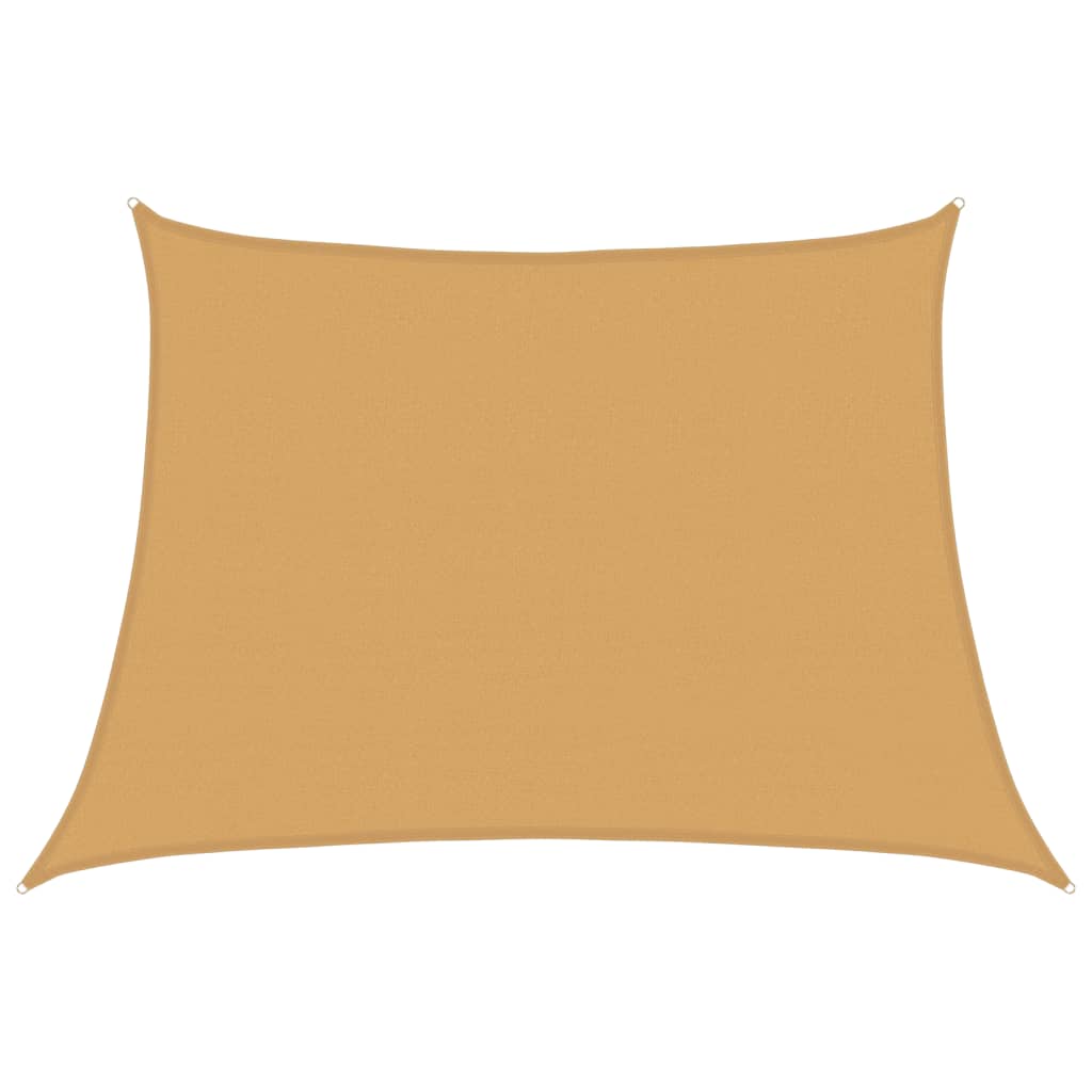 vidaXL Stínicí plachta 160 g/m² lichoběžník světle šedá 4/5 x 3 m HDPE