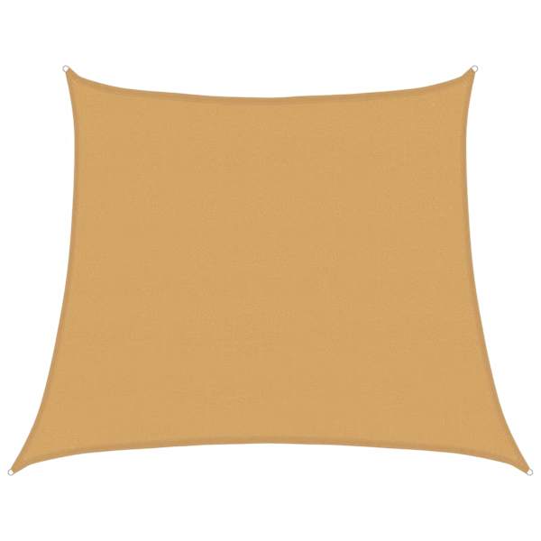 vidaXL p&auml;ikesevari puri 160 g/m&sup2; trapets liivakarva 4/5 x 4 m HDPE