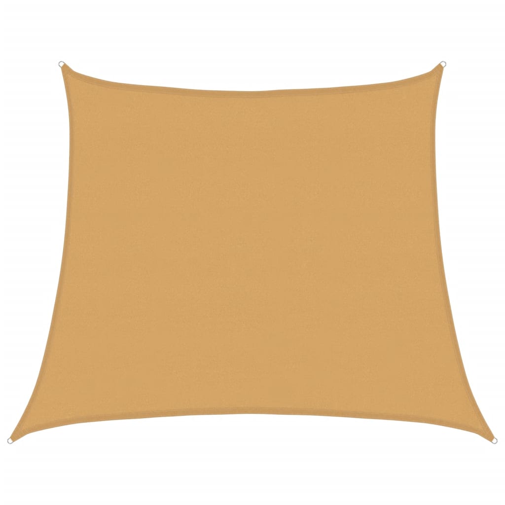 vidaXL Slnečná plachta 160 g/m² lichobežníkový piesok 4/5x4 m HDPE