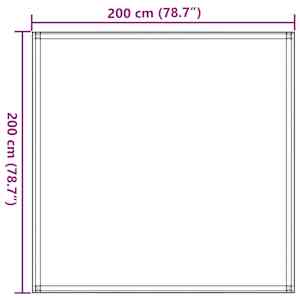 Koberec do stanu světle zelený 200 x 200 cm HDPE - obrázek 7
