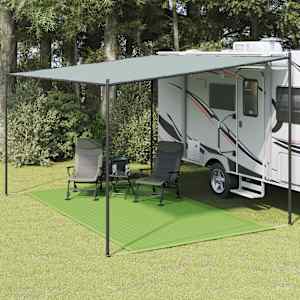 Preproga za šotor svetlo zelena 250x400 cm HDPE