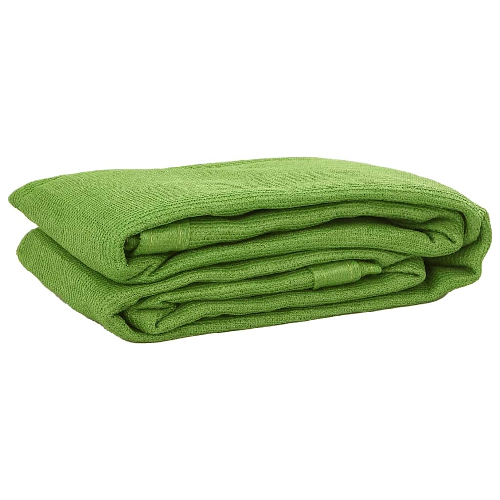 vidaXL Covor pentru cort, verde deschis, 400x700 cm, HDPE