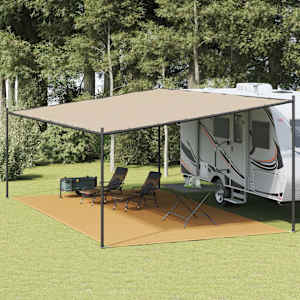 Preproga za šotor peščena 400x700 cm HDPE