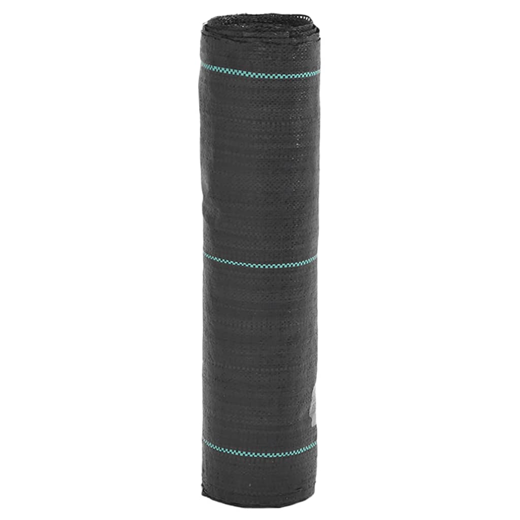 vidaXL Membrană antiburuieni, negru, 0,5x25 m, PP