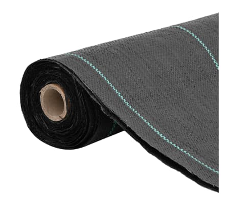 vidaXL Membr&aacute;na proti burine čierna 0,5x200 m PP