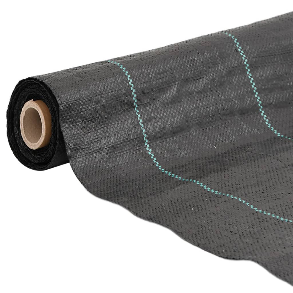 vidaXL - Worteldoek - 1x5 - m - polypropeen - zwart