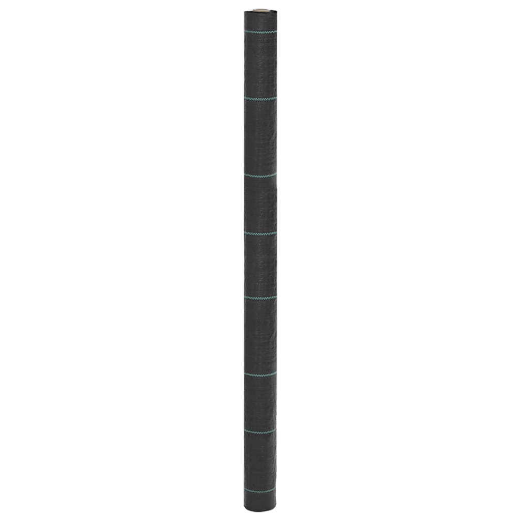 vidaXL Mulčovací textilie černá 1,5 x 25 m PP