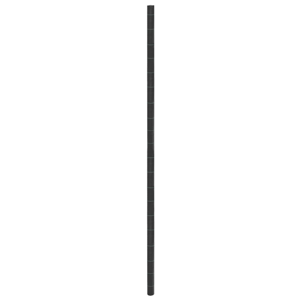 vidaXL Tela para ervas daninhas 4x25 m PP preto
