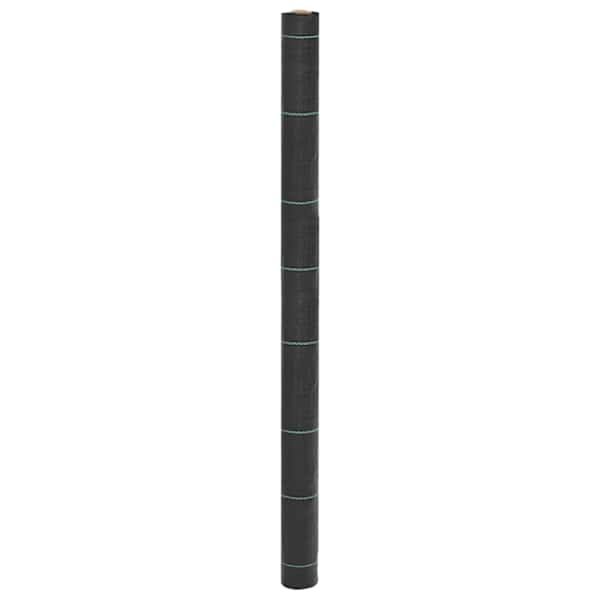 vidaXL umbrohumatt, must, 1,5 x 200 m, PP