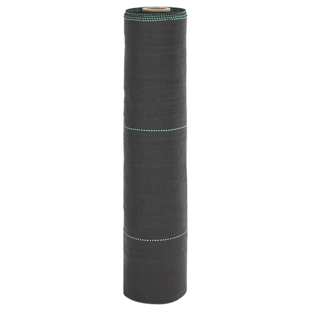 vidaXL Mulčovací textilie černá 0,5 x 25 m PP