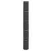 vidaXL umbrohumatt, must, 1 x 10 m, PP