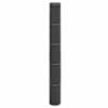 vidaXL umbrohumatt, must, 1 x 25 m, PP