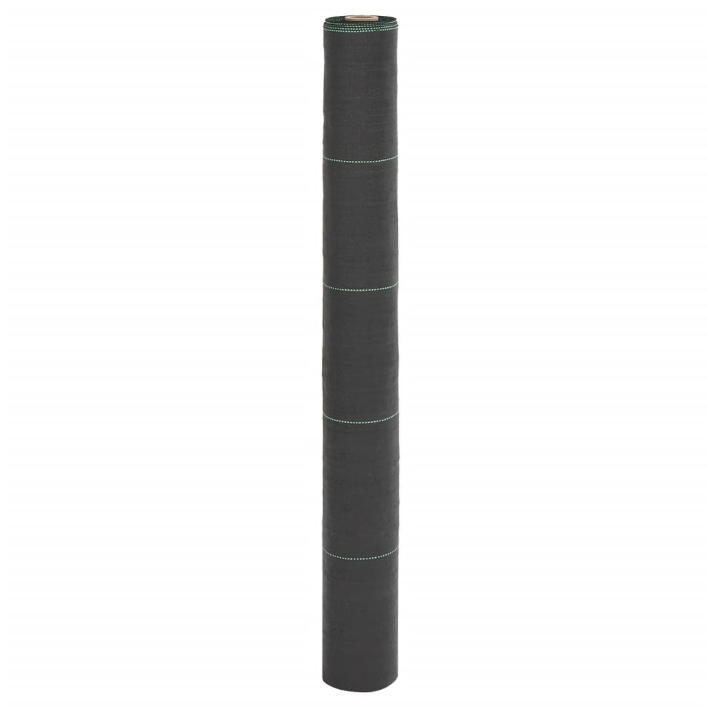 vidaXL Mulčovací textilie černá 1 x 25 m PP