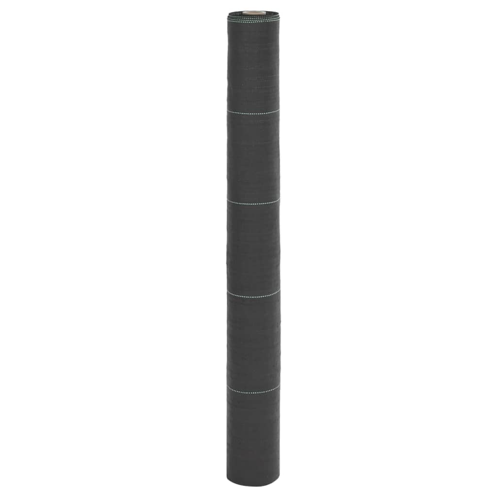 vidaXL Membrană antiburuieni, negru, 1x200 m, PP