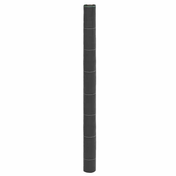 vidaXL umbrohumatt, must, 1,5 x 10 m, PP
