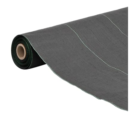 vidaXL Membrana para malezas PP negra 4x25 m