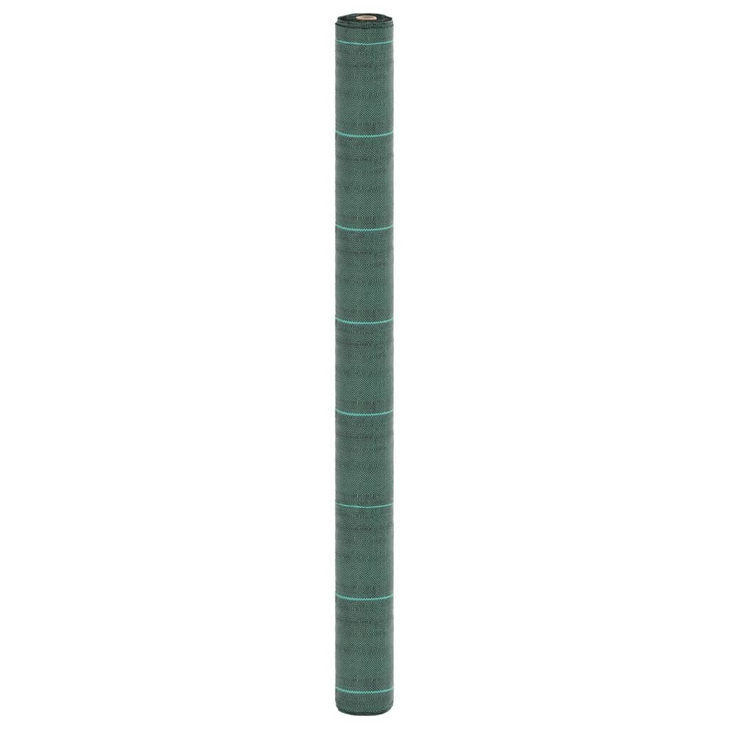 vidaXL Mulčovací textilie zelená 1,5 x 100 m PP