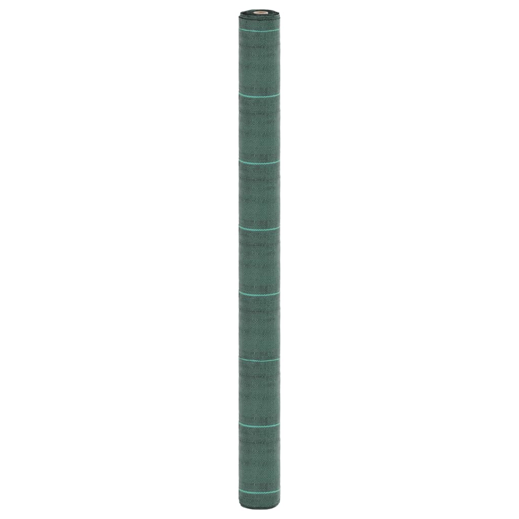 vidaXL Membrană antiburuieni, verde, 1,5x200 m, PP