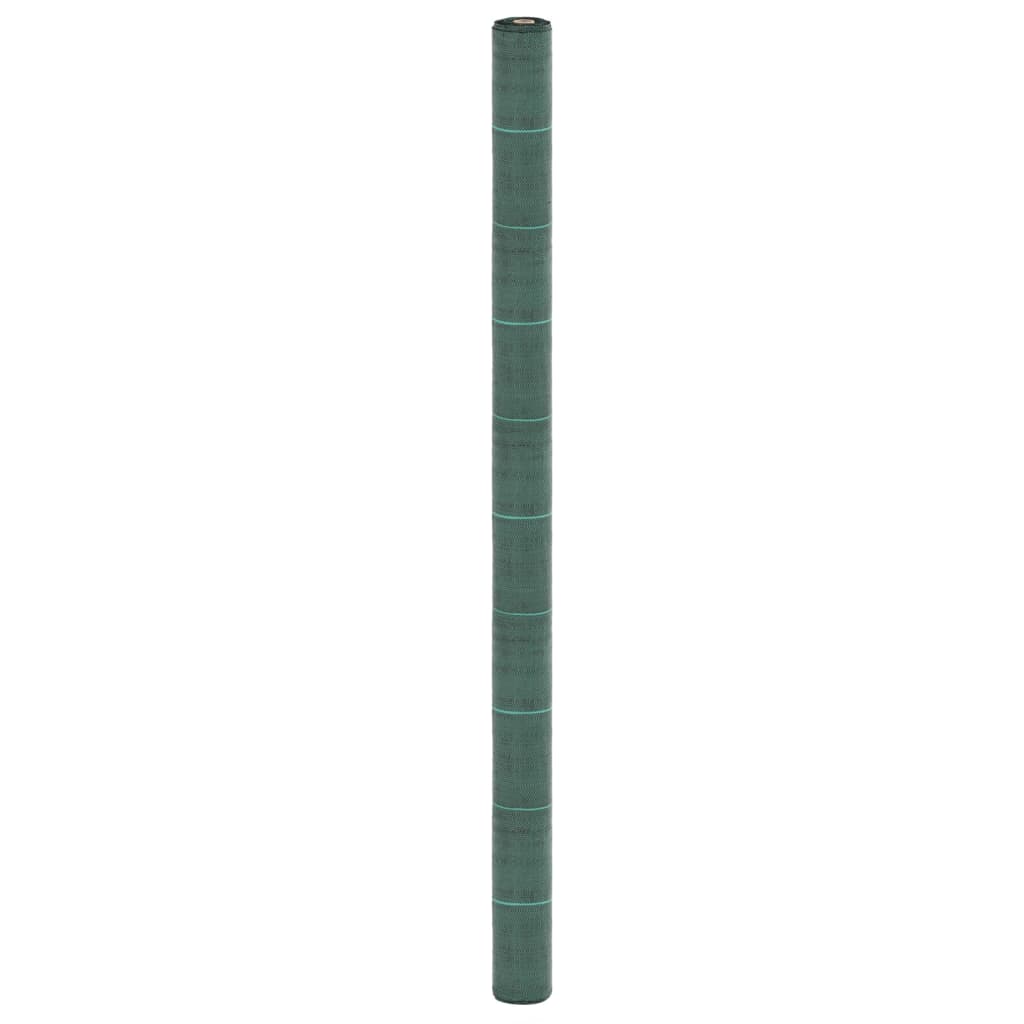 vidaXL Membrană antiburuieni, verde, 2x25 m, PP