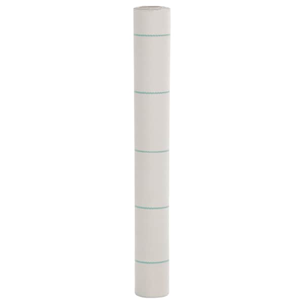 vidaXL umbrohumatt, valge, 1 x 50 m, PP